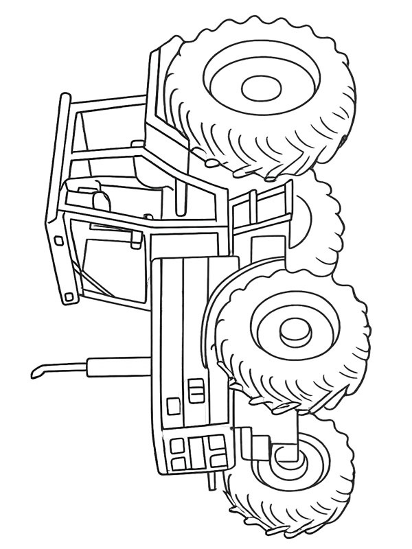 Trattore Steyr disegno da colorare Trattore Steyr disegno da colorare