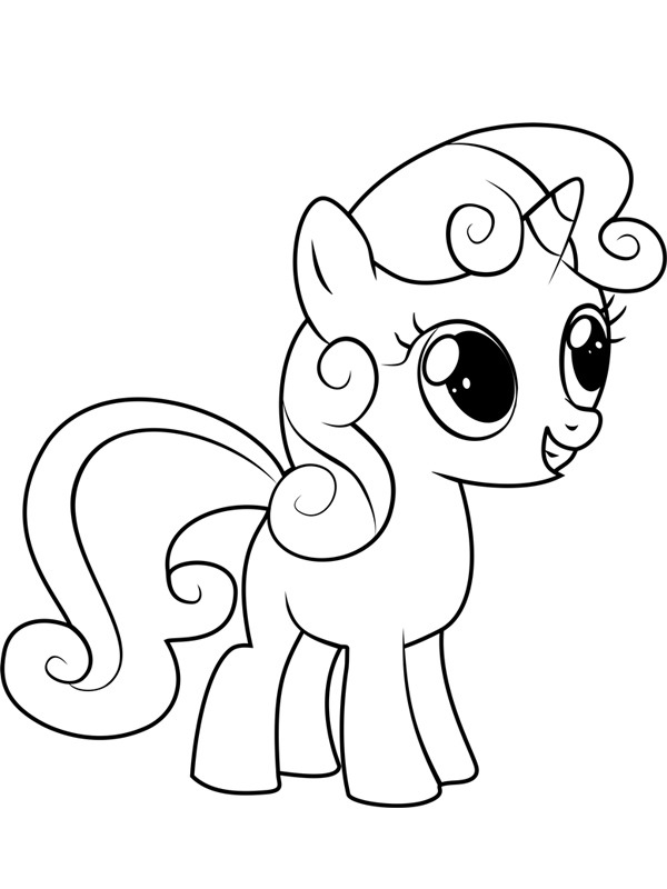 Sweetie belle disegno da colorare Sweetie belle disegno da colorare