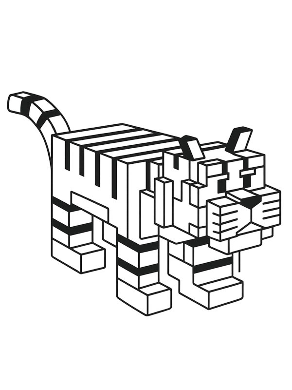 Tigre (Grow a Garden) disegno da colorare Tigre (Grow a Garden) disegno da colorare