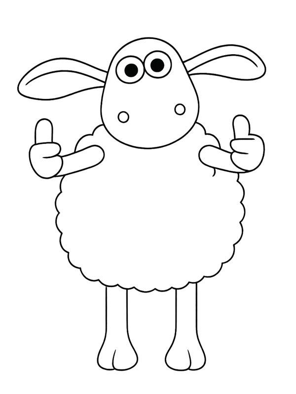 Timmy (Shaun la Pecora) disegno da colorare Timmy (Shaun la Pecora) disegno da colorare