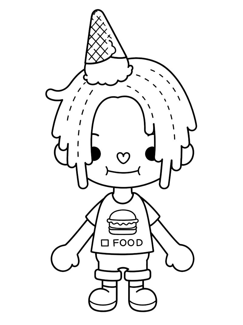 Ian (Toca Boca) disegno da colorare Ian (Toca Boca) disegno da colorare
