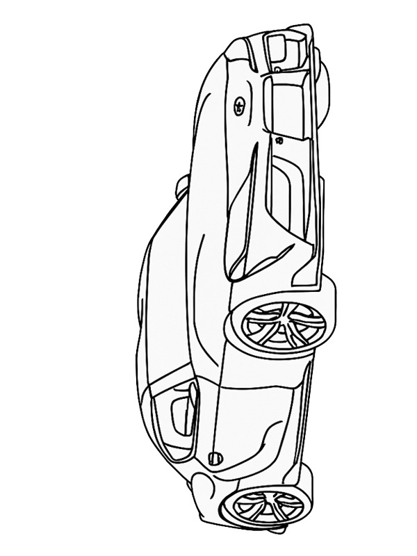 Toyota GR Supra disegno da colorare Toyota GR Supra disegno da colorare