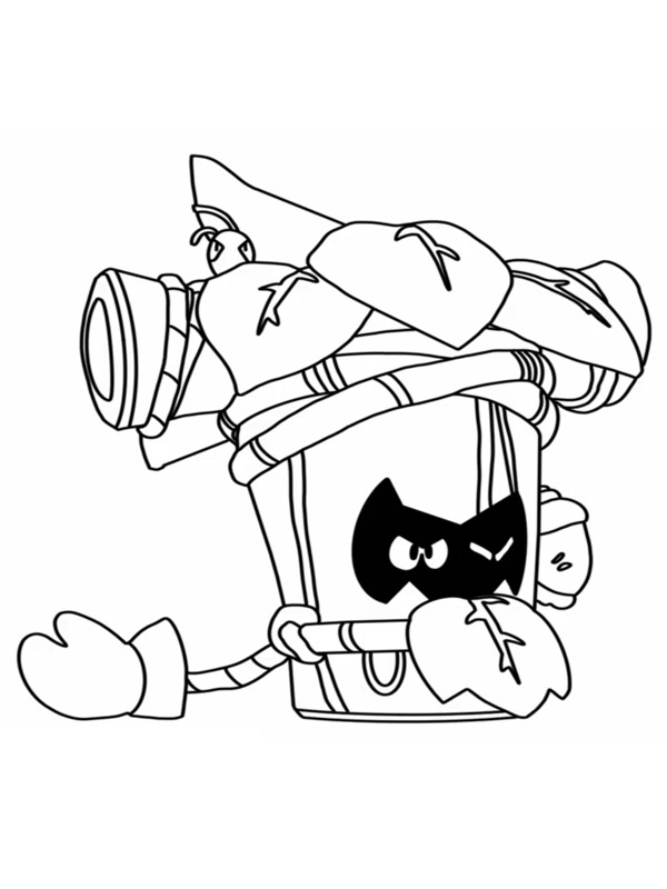 Trunk (Brawl Stars) disegno da colorare Trunk (Brawl Stars) disegno da colorare