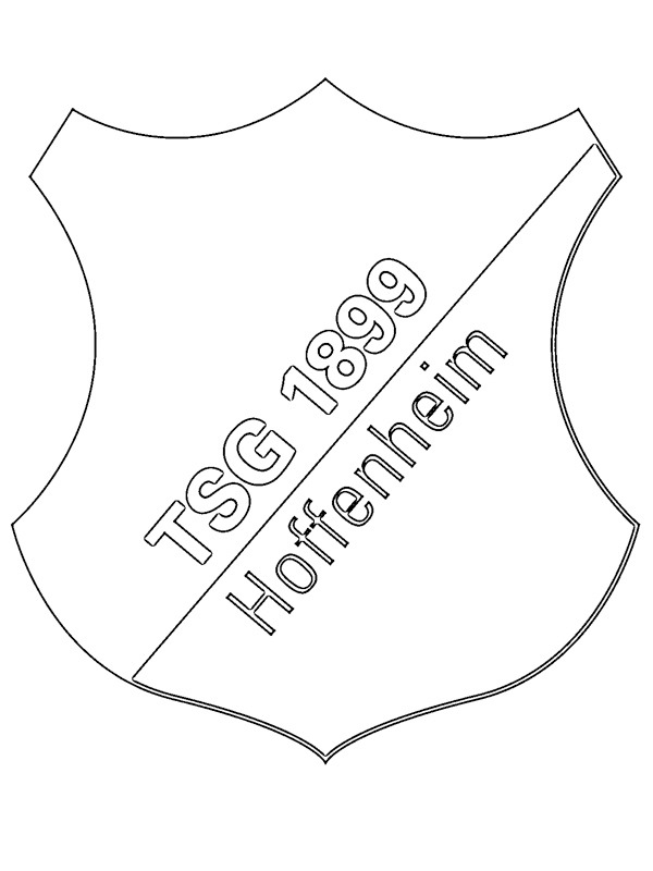 TSG 1899 Hoffenheim disegno da colorare