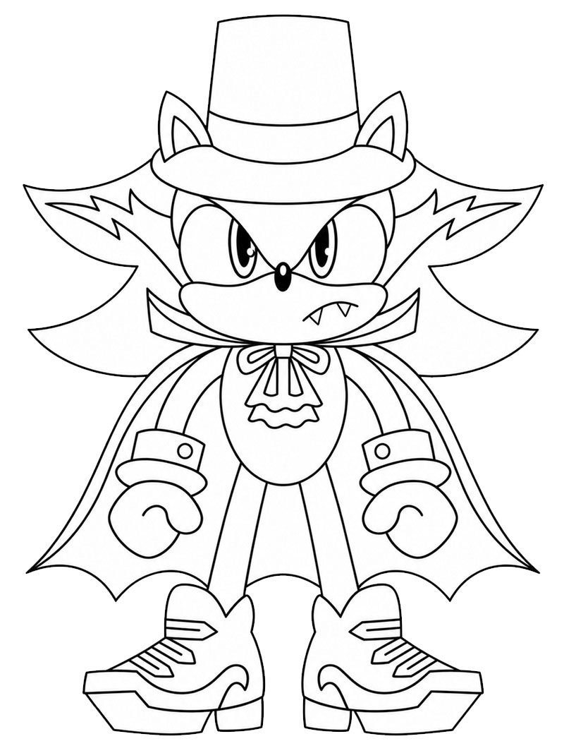 Vampire Shadow (Sonic Speed Simulator) disegno da colorare Vampire Shadow (Sonic Speed Simulator) disegno da colorare