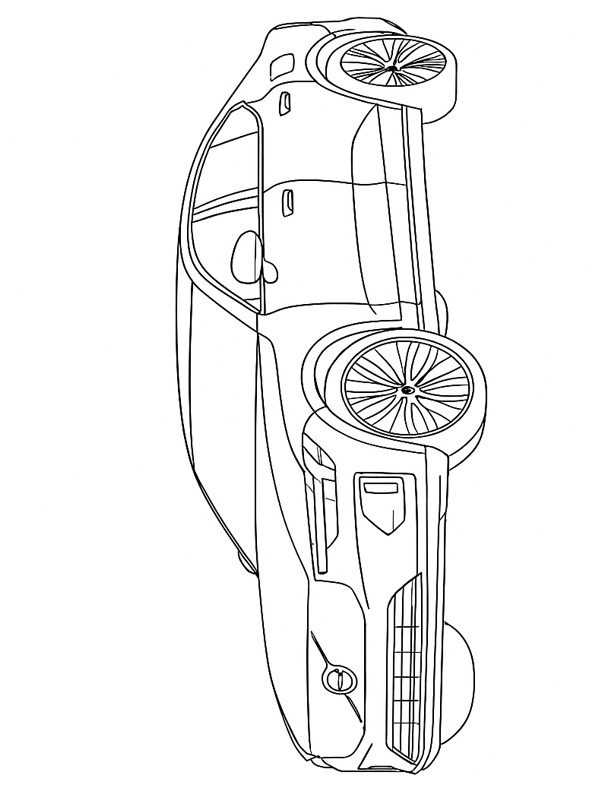 Volvo ES90 disegno da colorare Volvo ES90 disegno da colorare
