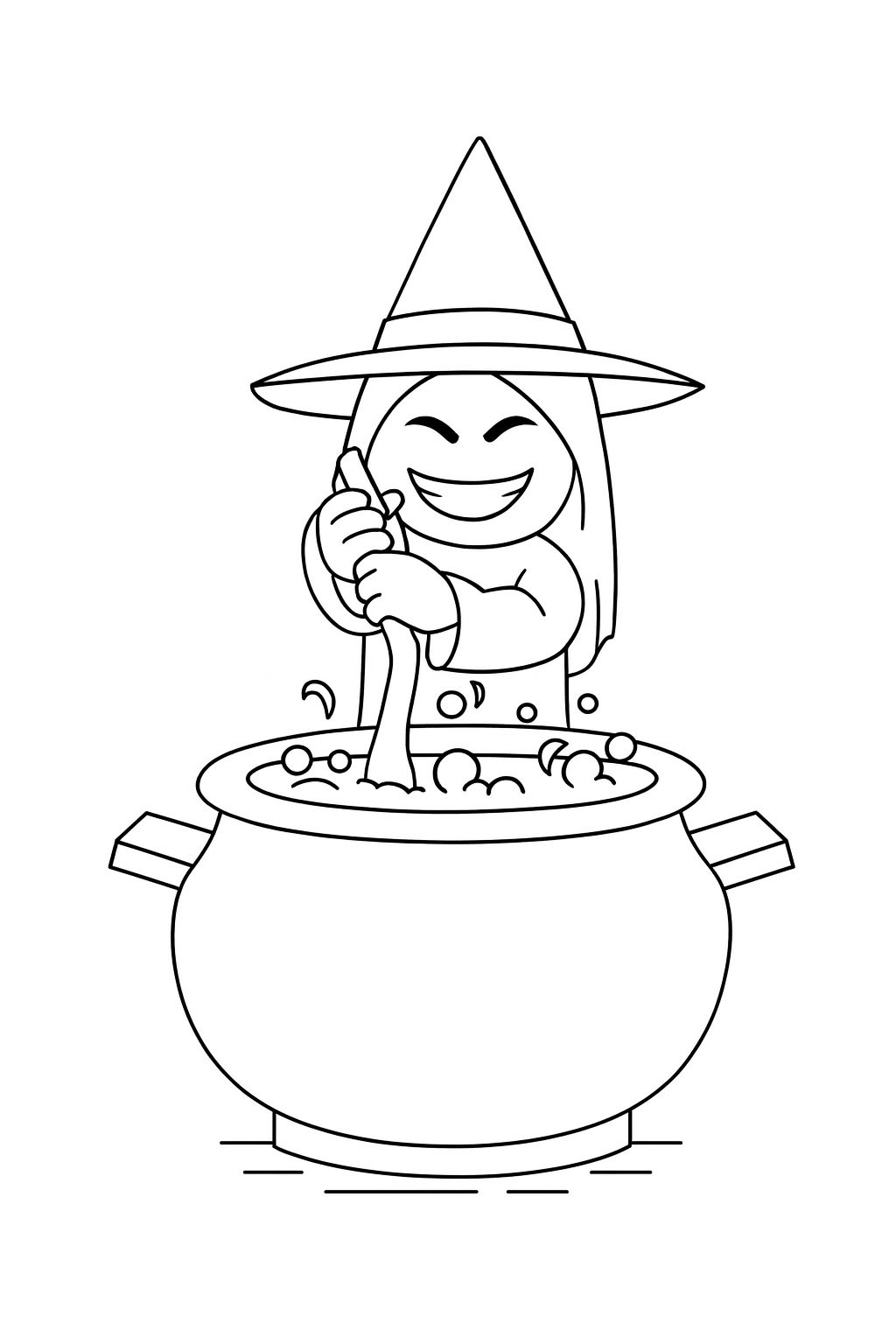 Witch Fuse (Steal a Brainrot) disegno da colorare Witch Fuse (Steal a Brainrot) disegno da colorare