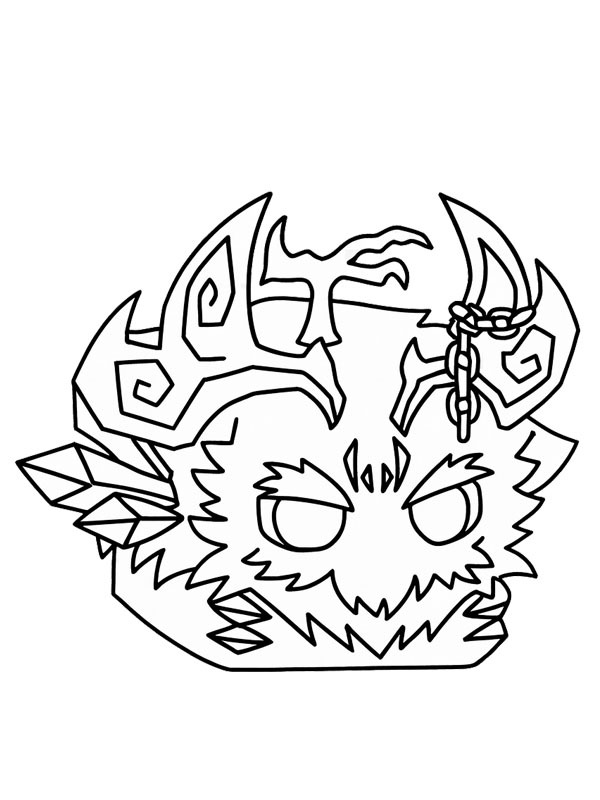 Yeti (Blox Fruits) disegno da colorare Yeti (Blox Fruits) disegno da colorare