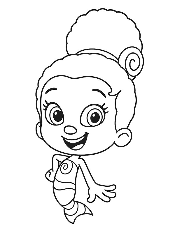 Zooli (Bubble Guppies) disegno da colorare Zooli (Bubble Guppies) disegno da colorare